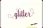 Glitter font download