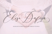 Elise Dafisa Script font download