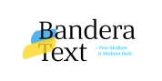 Bandera Text font download