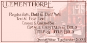 Clementhorpe font download