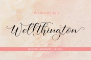 Wellthington font download