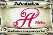 Alpha Monogram font download