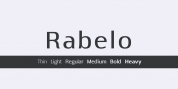 Rabelo Medium font download