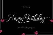 Happy Birthday font download