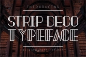 Strip Deco font download