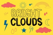 Bright Clouds font download