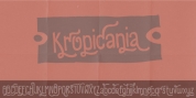Kropicania font download