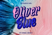 Oliver Blue font download