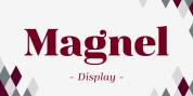 Magnel Display font download