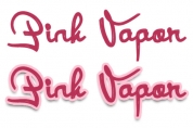 Pink Vapor font download