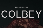 Colbey Black font download