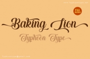Baking Lion font download