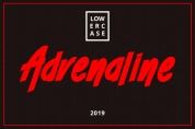 Adrenaline font download