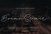 Brian Strait font download