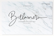 Bitlamero Script font download