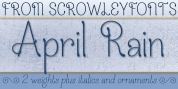 April Rain font download