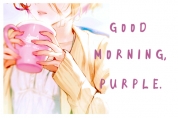 Good Morning Purple font download