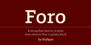 Foro font download