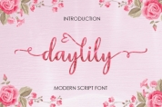 Daylily Script font download