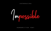 Impossible font download