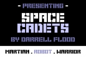 Space Cadets font download