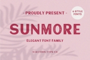 Sunmore font download