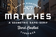 Matches font download