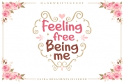 Feeling Free Being Me font download