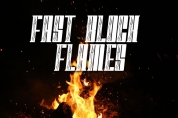 Fast Block Flames font download