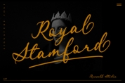 Royal Stamford font download