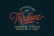 Thirdlone Family font download