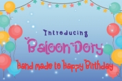 Baloon Dory font download