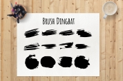 Brush Dingbat font download