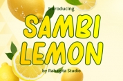 Sambi Lemon font download