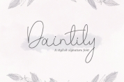 Daintily font download