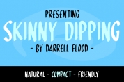Skinny Dipping font download