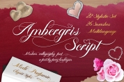 Ambergris font download