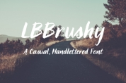 LBBrushy font download