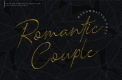 Romantic Couple font download
