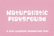 Naturalistic Playground font download