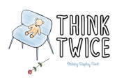 Think Twice font download