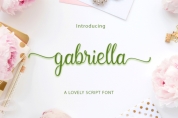 Gabriella font download