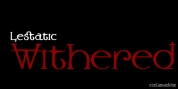 Lestatic Withered font download