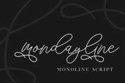 Mondayline Script font download