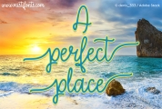 A Perfect Place font download