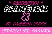 Planetoid X font download