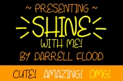 Shine With Me font download
