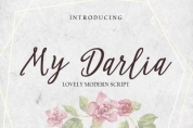 My Darlia font download