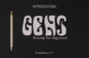 Gens New font download