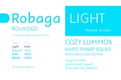 Robaga Rounded Light font download
